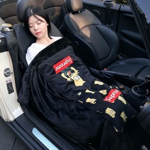 汽车抱枕被子两用午睡车载毯子腰靠垫靠枕空调被多功能沙发枕头被