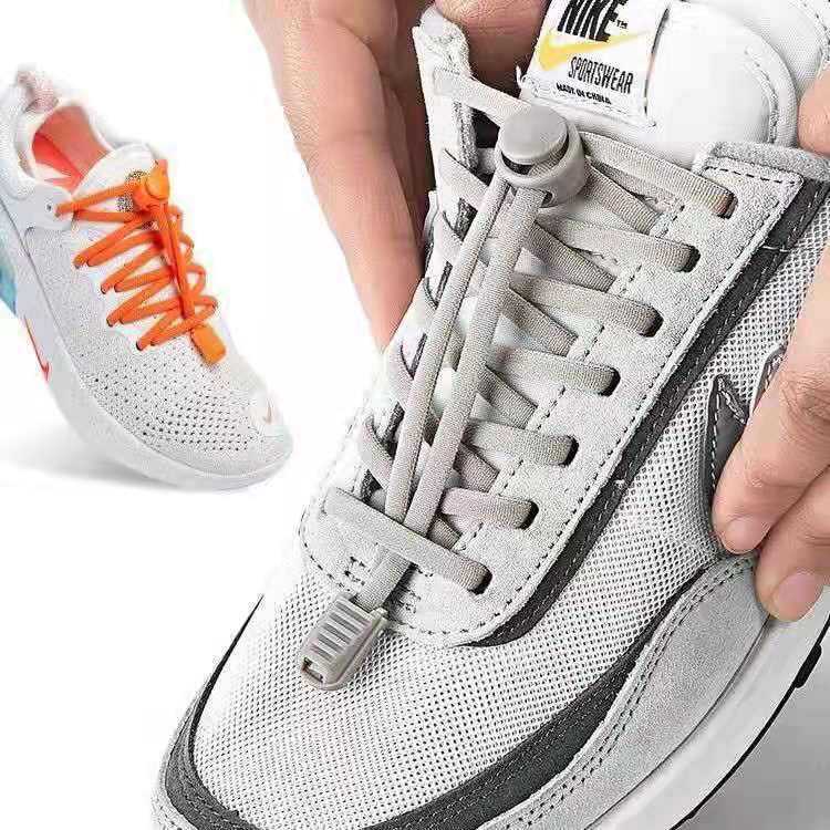 美国locklaces免系懒人鞋带男女休闲鞋带弹簧扣鞋带登山运动鞋带-询价