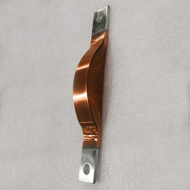 新能源铜带软连接 叠片式铜排伸缩节 软接头电力配件 母线伸缩节