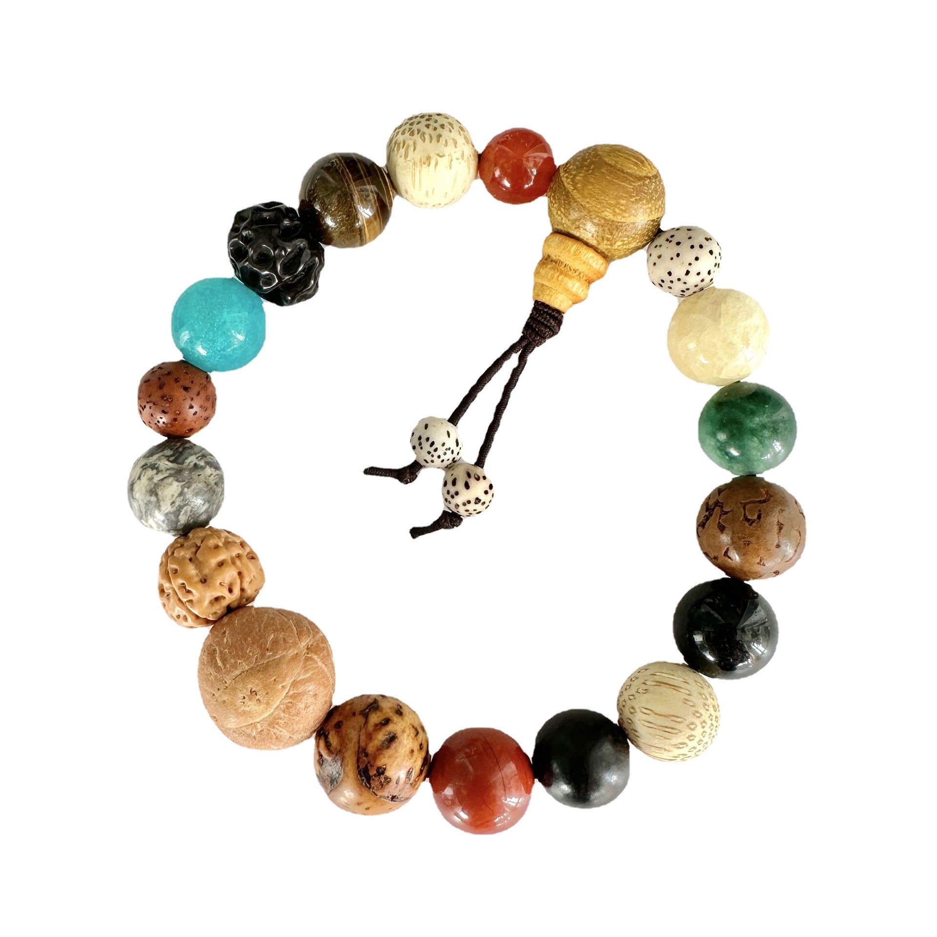 Lingyin 18-Seed Bodhi Bracelet 18-Seed Bracelet in Stock Wholesale Buddha Beads for Temple Live Broadcast Attractions