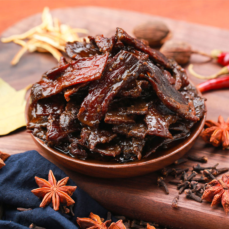 新款零食混合装小吃袋装邝氏玉林牛巴62.5g广西特产新鲜带汁牛肉