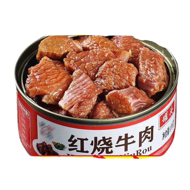 红烧牛肉罐头正宗罐头肉类即食方便面伴侣户外食品牛肉真空包装