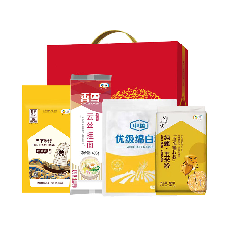 中粮福临门幸福安康伴手礼粮油套装福临门米面油礼盒