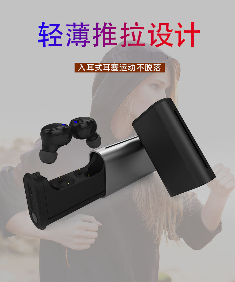 Private Model Anc Noise-Reduction Bluetooth Headset Tws High Sound Quality Touch Long Battery Life Wireless in-Ear Earphone U Disk Function