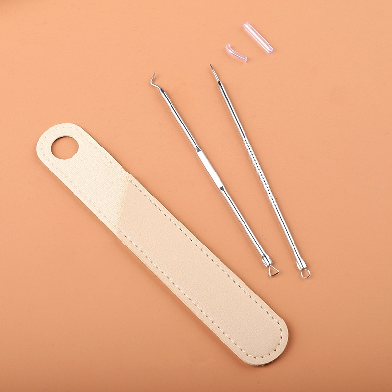 Closed Mouth Combination Acne Needle Set Blackhead Scraping Acne Needle Beauty Salon Home Pop Pimples Go Pimple Removing Needle Squeeze Tool