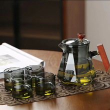 加厚玻璃过滤泡茶壶高硼硅煮茶器茶壶套红花茶壶功夫茶具套装家用