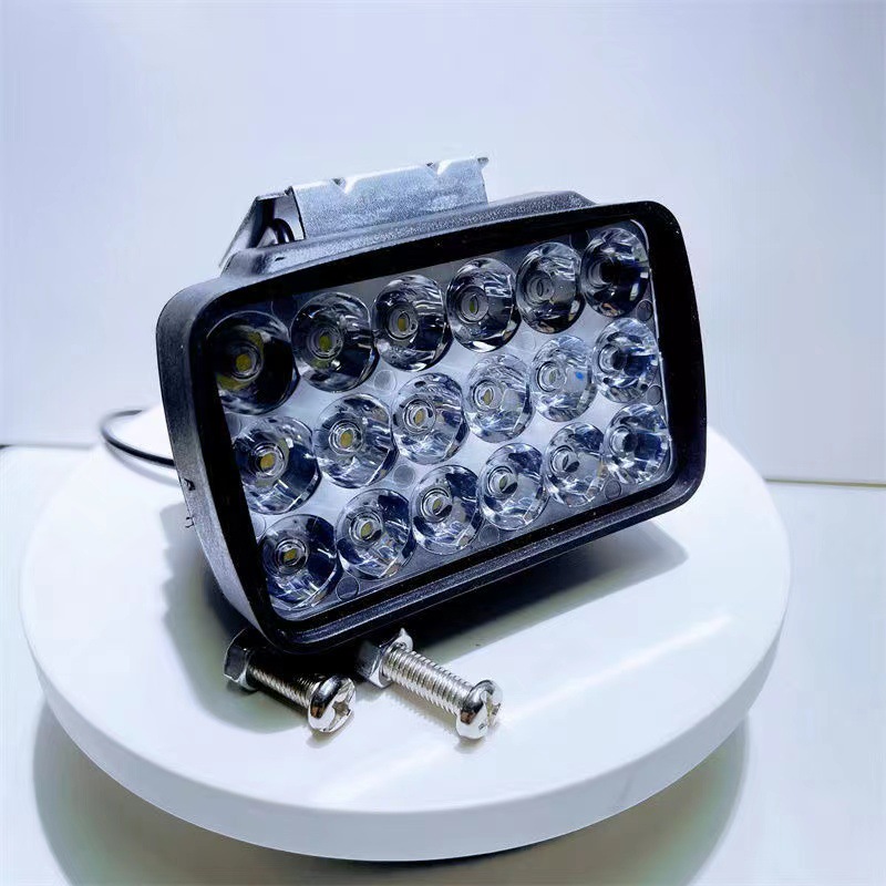 【12v-85v通用】摩托车超亮改装灯电动车led防水大灯三轮车聚光灯