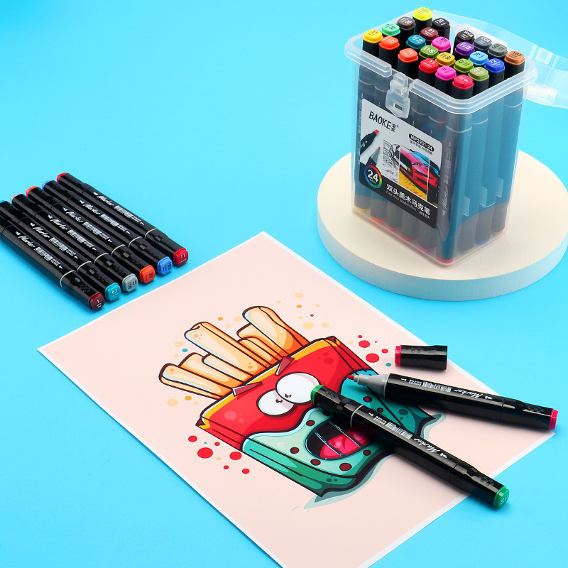 宝克彩色马克笔