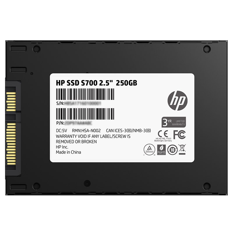 hp/惠普s700固态硬盘 250g 500g 1t 2.5寸台式机笔记本sata3适用