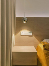 觅光卧室床头吊灯现代简约餐厅灯设计感可调角度旋转长线小吊灯