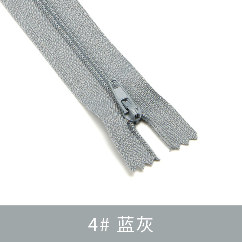 Factory in Stock Supply Color No. 3 Nylon Access Control Zipper 20cm Nylon Closed Tail Zipper Pants Clothing Zipper