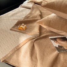 韩国大鹅正品可铺可盖多功能牛奶绒床盖可机洗天丝加厚免打理床单