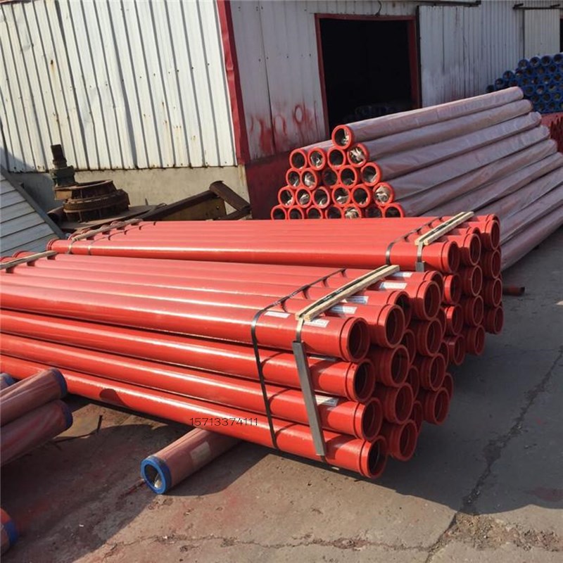 双层耐磨泵管砼泵弯头泵车臂架管子母口泵管爬坡加长变径管
