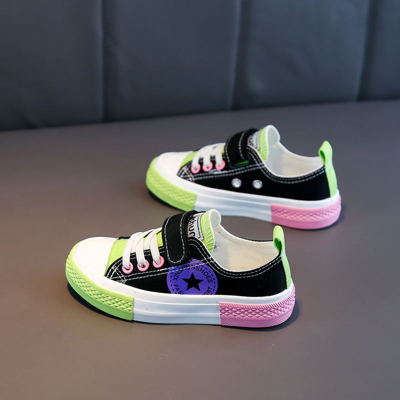 儿童帆布鞋女童鞋子男童布鞋小孩单鞋学生休闲鞋秋款新款