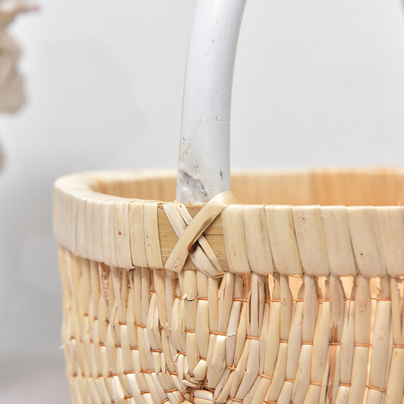 手提柳编收纳筐家用针线篮子可定制尺寸柳编收纳筐纯手工收纳篮