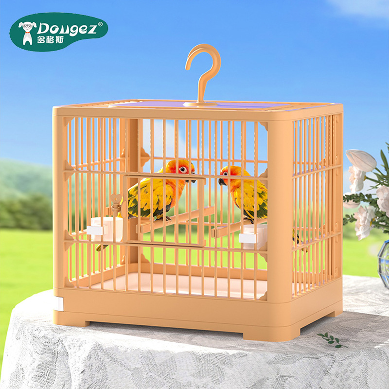 鹦鹉笼鸟笼大空间透气遛鸟神器鸟别墅居家户外便携鸟笼子可拆卸