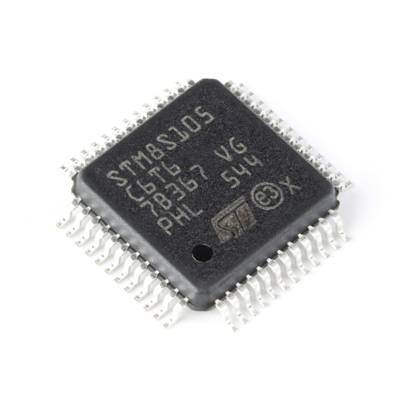 stm8s105c6t6 lqfp-48 16mhz/32kb闪存/8位微控制器mcu电子元器件