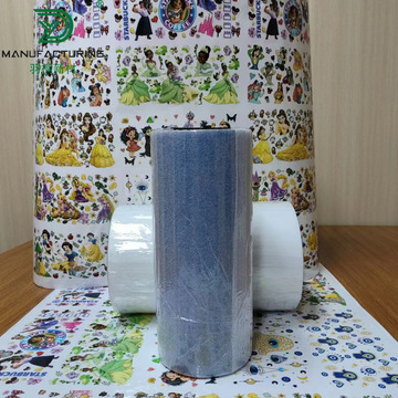 水晶标uv转印贴dtf打印ab膜冷转印膜镂空字标签贴耐高温材料卷材