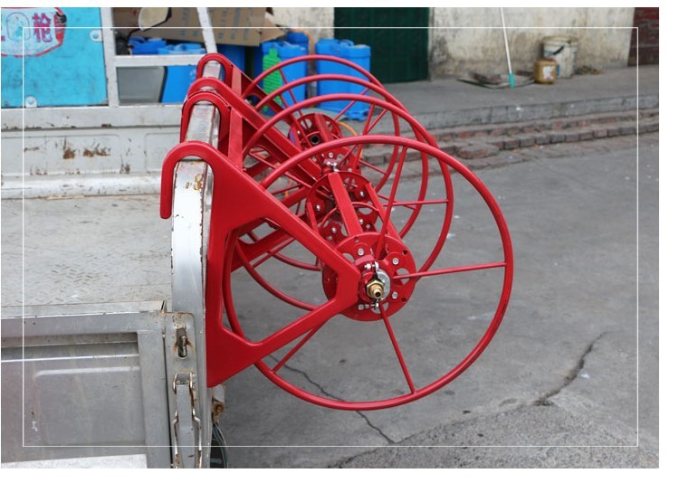 高压摇快速铁支架多功能水管架子绕管架树园农用喷药挂式便携浇菜