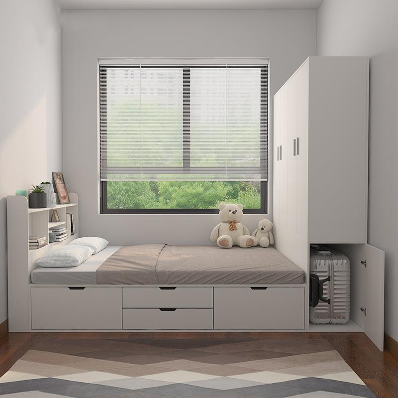 小户型榻榻米床衣柜组合储物衣柜床多功能床柜一体踏踏米床