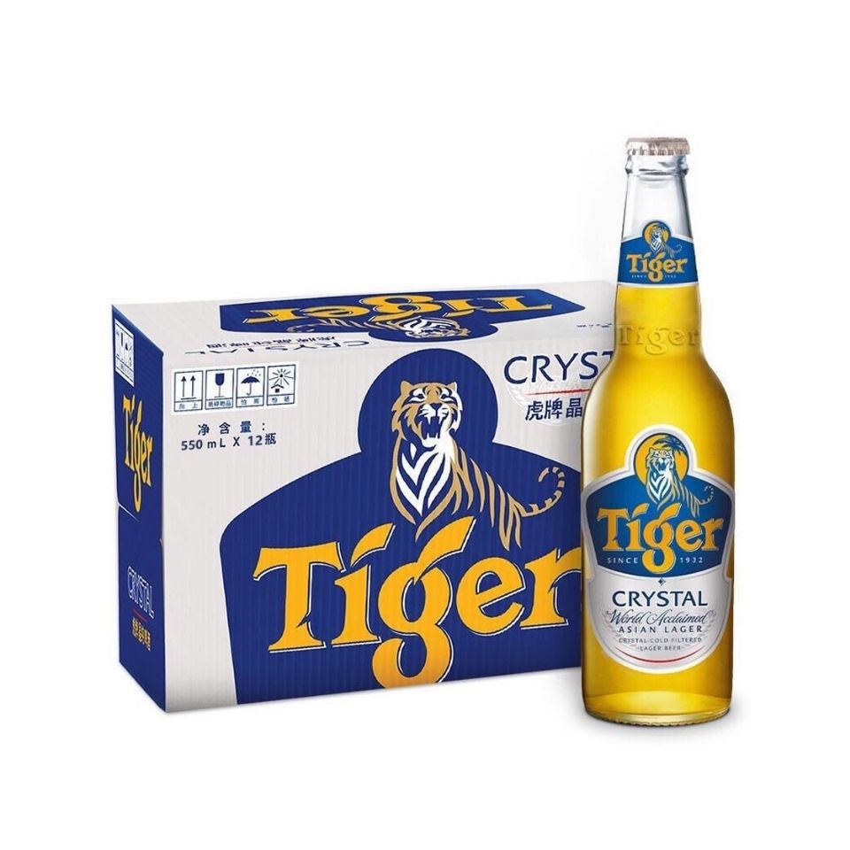 虎牌晶纯啤酒500ml大瓶虎牌啤酒商超餐饮供应虎牌啤酒