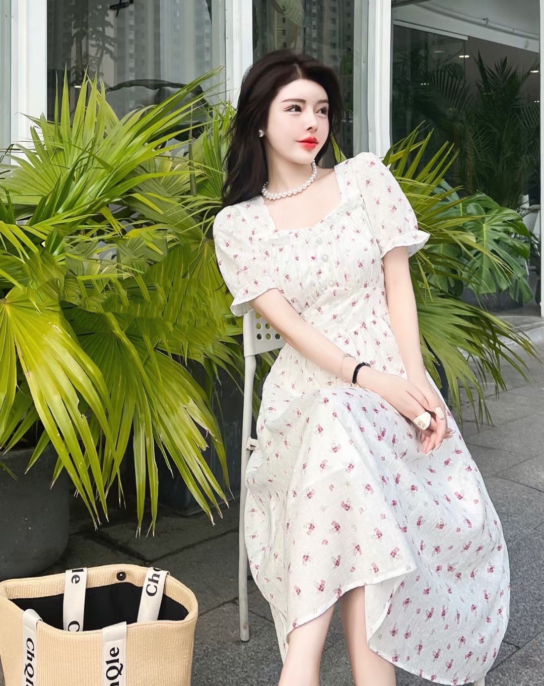 茶歇法式炸街连衣裙艺术高级感裙子韩系风格收腰别致漂亮茶里茶气