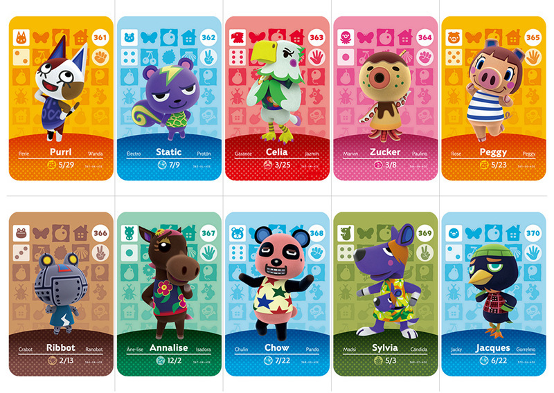 第五弹 动物之森amiibo卡片 三丽鸥联动卡 动物森友会村民房车卡