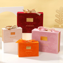 2024新款龙年结婚喜糖盒子生日丝绒伴手礼盒纸盒礼物礼品包装空盒