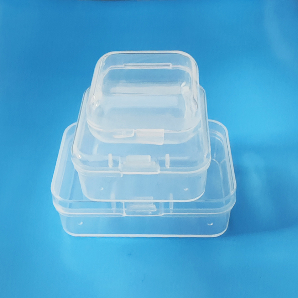 Pp Plastic Transparent Packaging Box Small Material Parts Storage Box Hardware Fishing Gear Ornament Earplugs Small Box