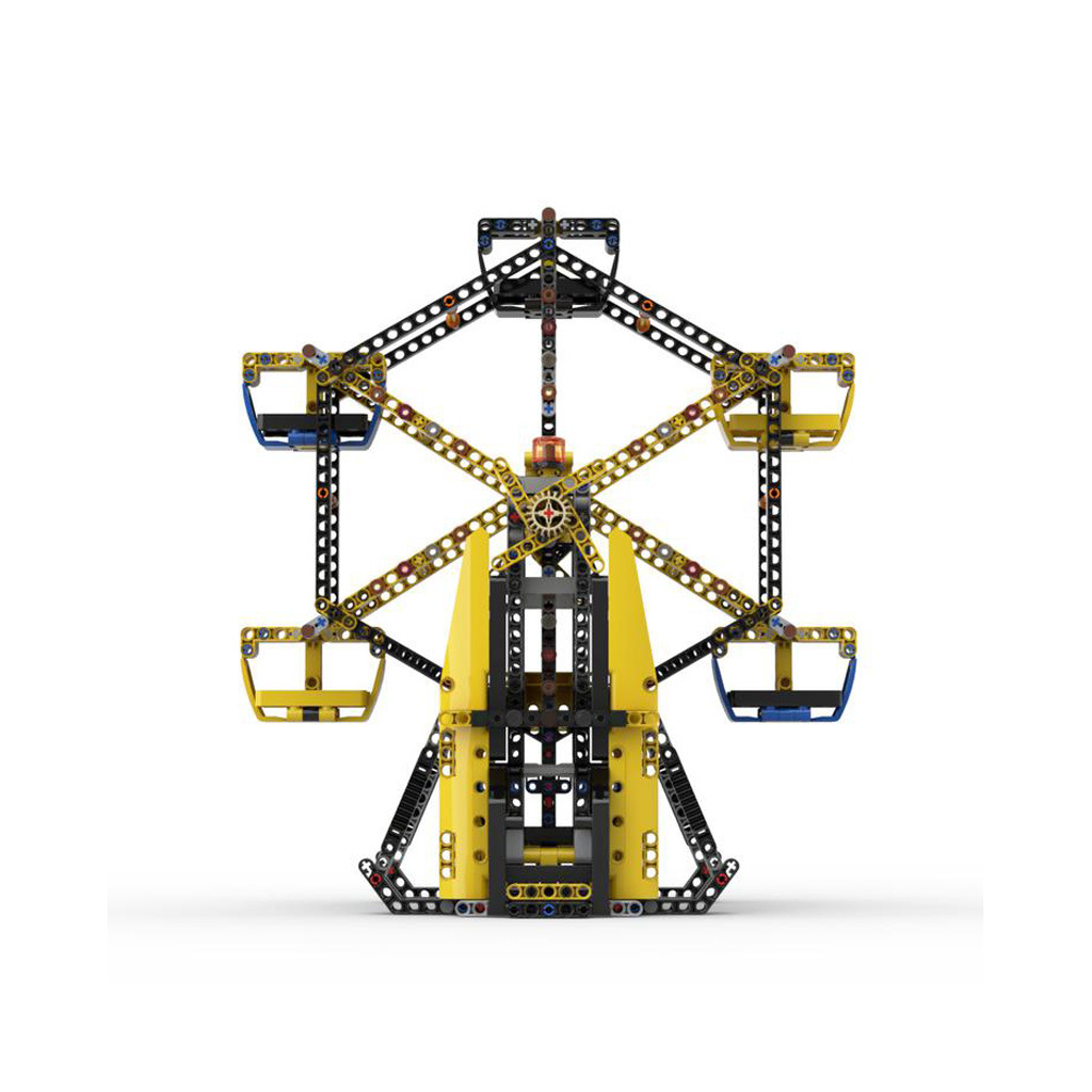 moc-54739 积木摩天轮 手动版 900pcs 电梯图纸 国产积木-阿里巴巴