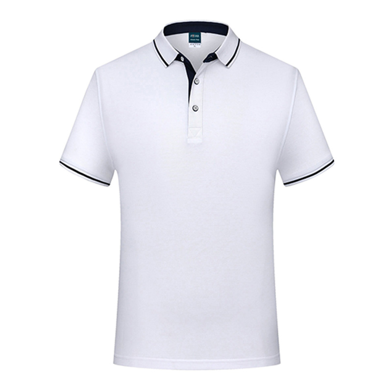 Polo Shirt Work Clothes T-shirt Lapel Short Sleeve Culture Advertising Shirt Enterprise Work Wear Embroidered Logo Print Words and Picture