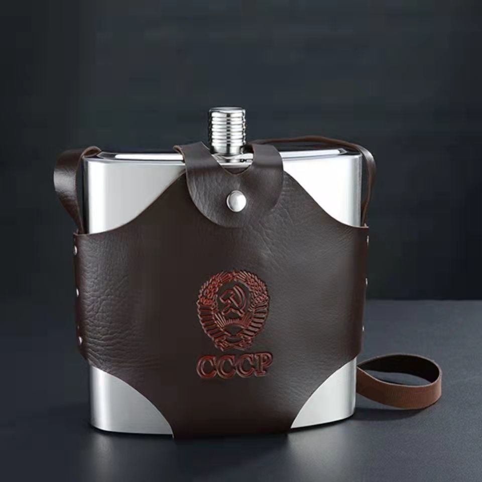 304不锈钢酒壶厂家直销量大从优便携式酒壶方便携带酒壶