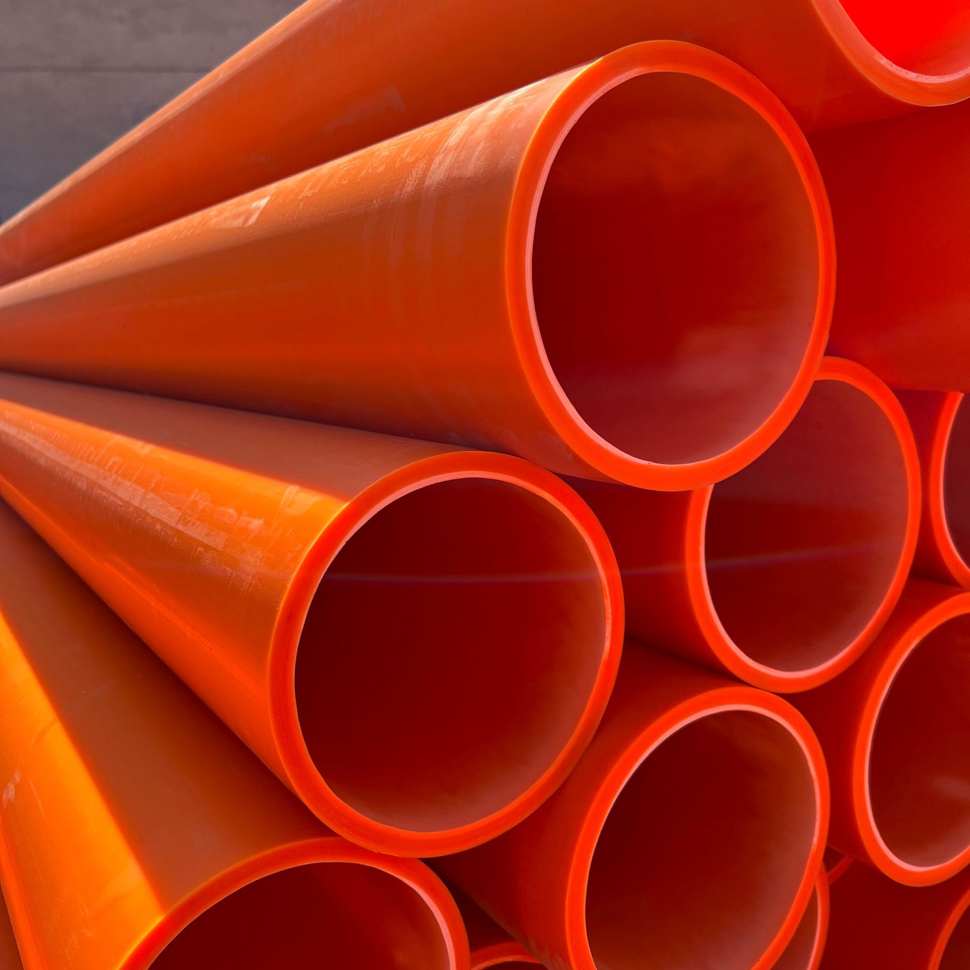 定制mpp电力管110 160非开挖电力排管200拖拉管橘色穿线直埋管