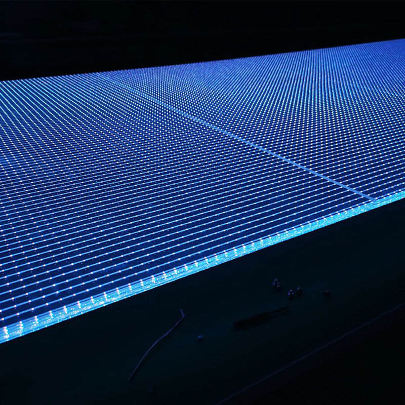 led光电玻璃 智能led透明玻璃幕墙 扶梯商场护栏通用屏-阿里巴巴