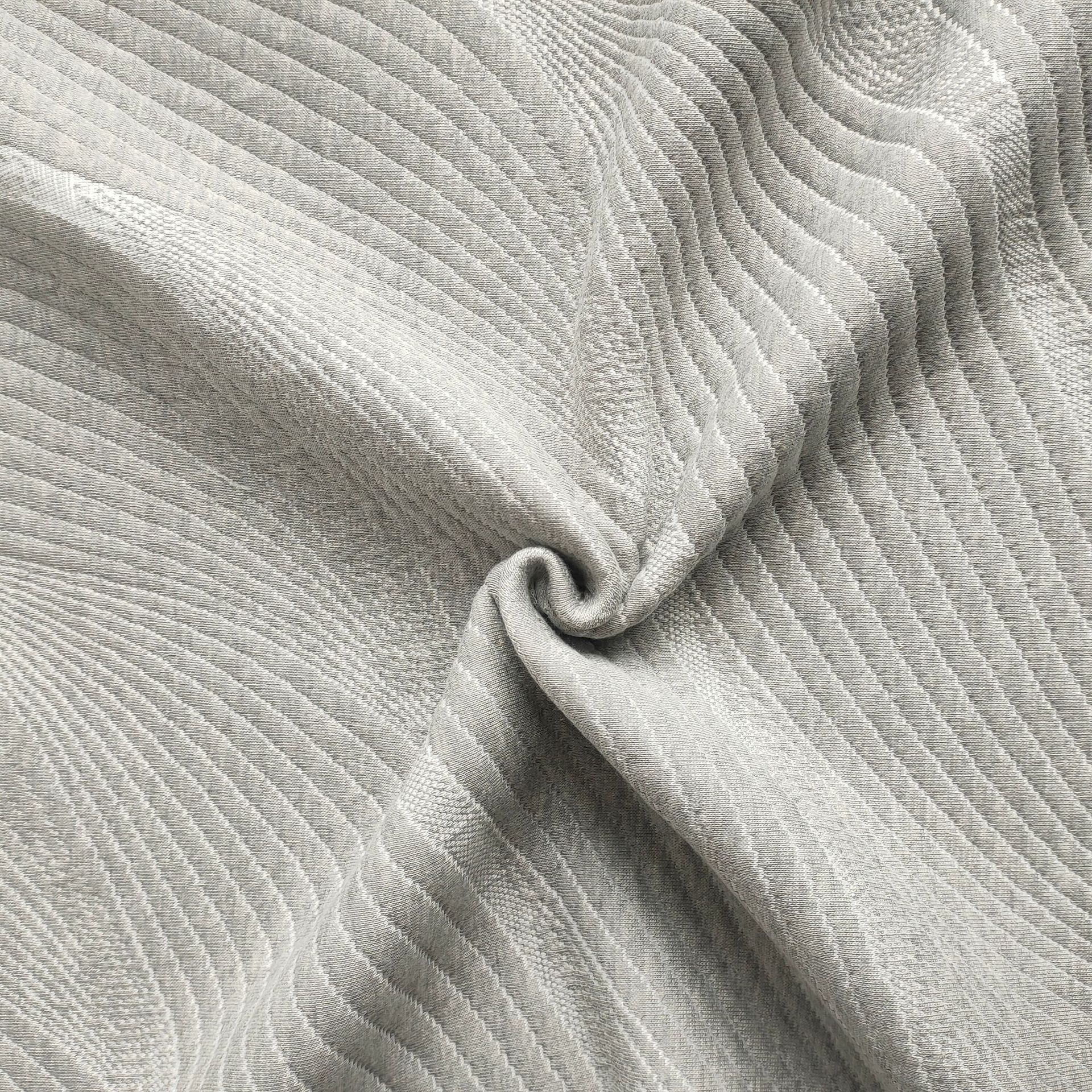 竹炭纤维床垫面料 提花空气层针织布 席梦思床笠布 乳胶枕套面料