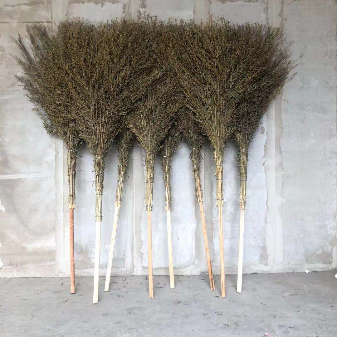 厂家批发竹制木杆大扫把扫帚苕帚马路工地环卫园林庭院大小竹扫帚