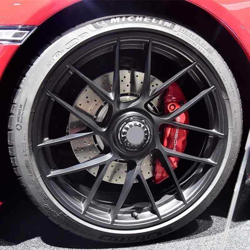 宏鑫锻坯锻造轮毂 适用保时捷911 gt3 rs gt2 单孔中央锁止改装
