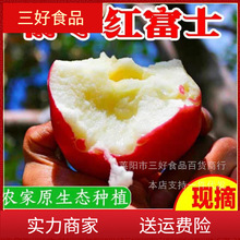 甘肃静宁红富士苹果水果新鲜脆甜糖心整箱丑苹果应季