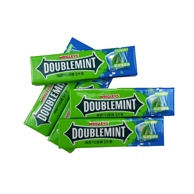 绿箭炫凉口香糖薄荷味含炫凉因子5片*20条装清新口气糖果零食