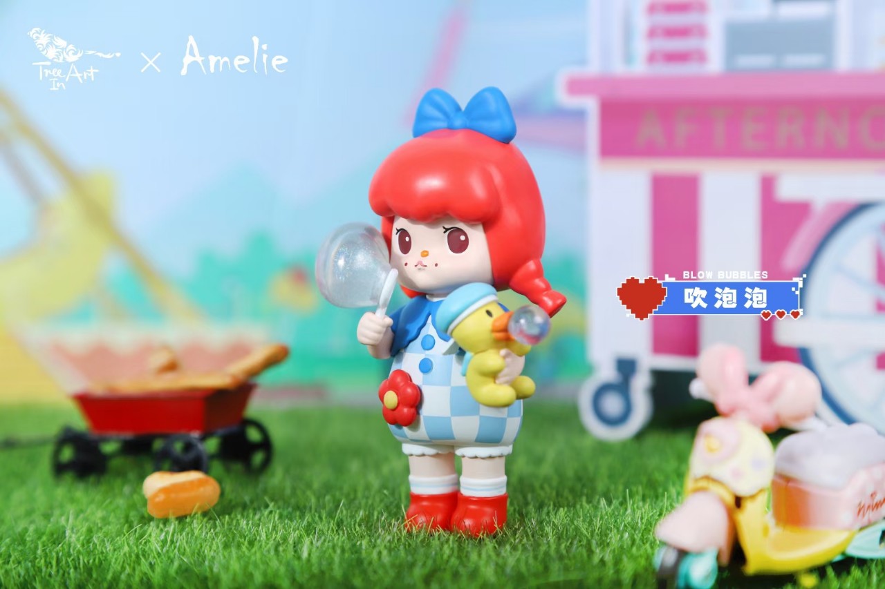 现货青壹坊盲盒amelie童心大玩家惊喜盒娃娃公主可爱碰碰车隐藏款