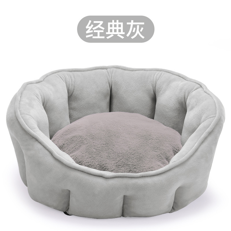 Cat Litter Winter Warm Cathouse Doghouse Plush Thickened Pet Cushion Mat Cat House Amazon Cross-Border Hot