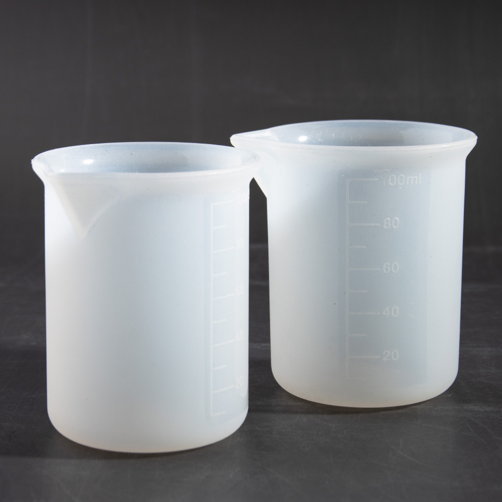 水晶滴胶免洗硅胶量杯 diy手工制作工具带刻度100ml毫升调胶杯子