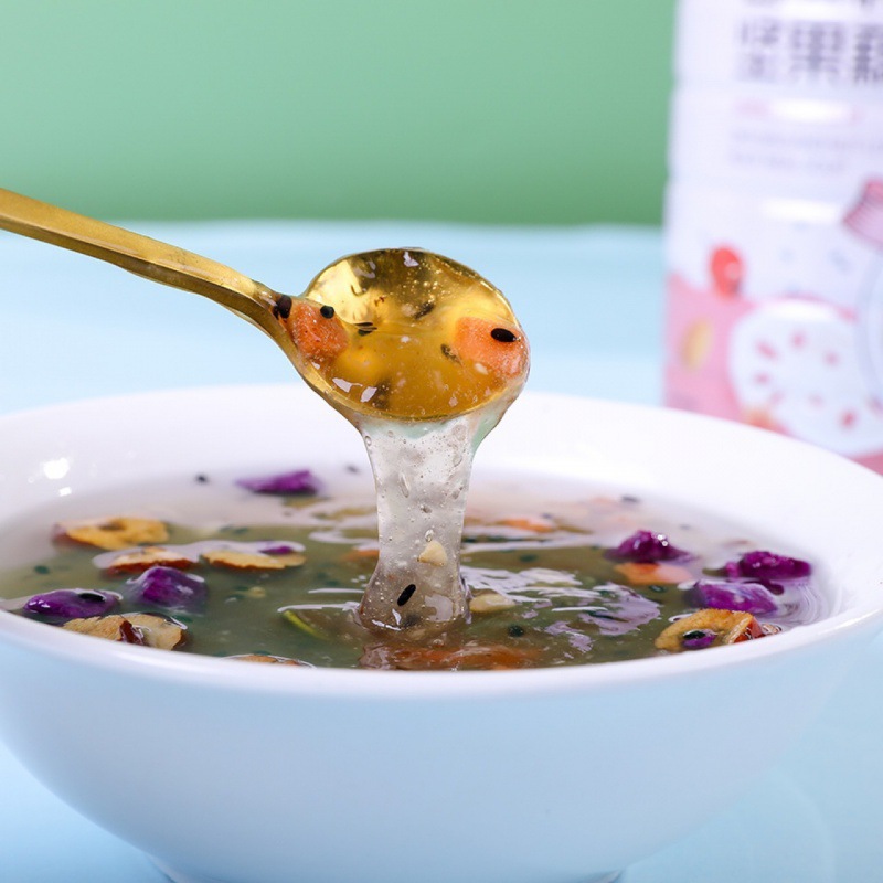 奇亚籽坚果藕粉羹白芸豆粉混合燕麦片仓海蔬田速溶莲藕粉速食代餐