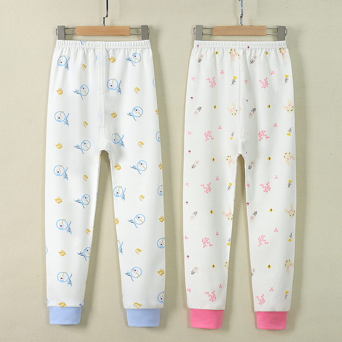 儿童纯棉秋裤中大童睡裤保暖裤衬裤线裤男童女童单裤男女孩打底裤