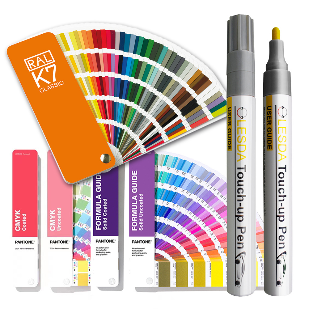 跨境现货亚马逊热卖劳尔色卡补漆笔英语系国家进出口专用划痕修复