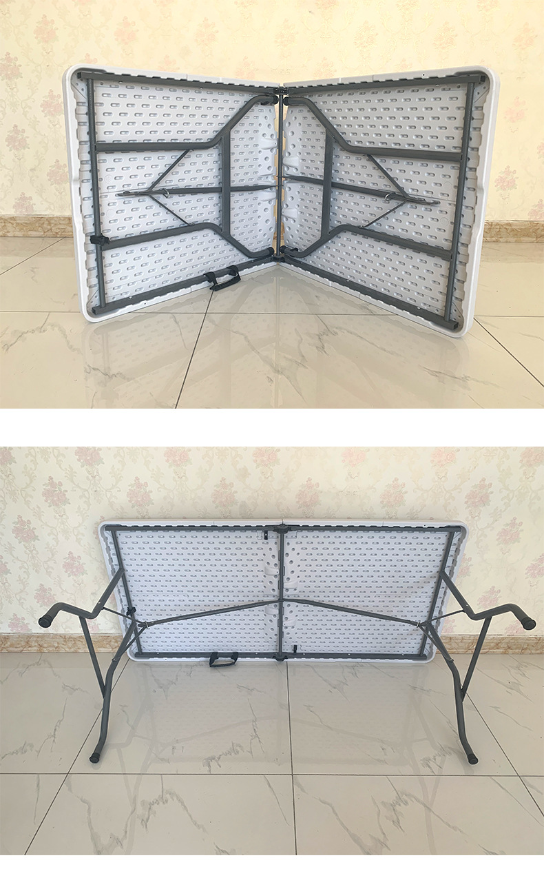 家用简约折叠桌便携式长条桌免安装学习会议桌夜市摆摊桌子批发