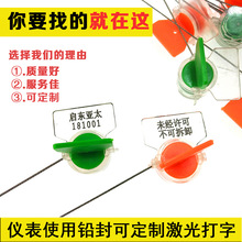 旋转式塑料铅封一次性电力电表仪表封签石油加油机燃气表计量封扣