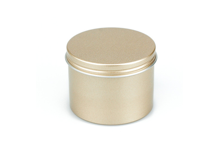 150ml Matte Gold Thread without Teeth Aluminum Box