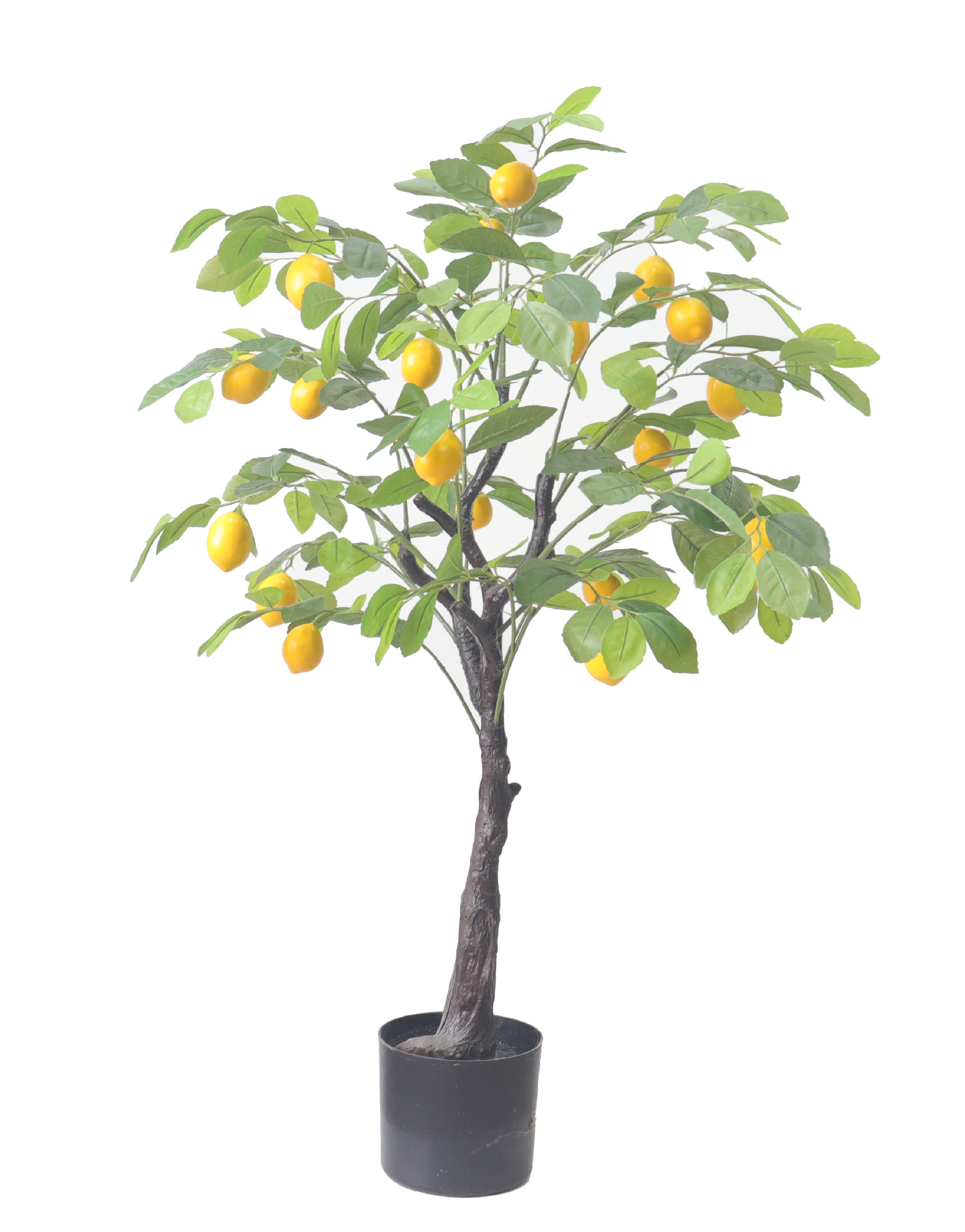 Factory Direct Sales Nordic Style Simulation Plant Lemon Tree Indoor Decorative Greenery Bonsai Fake Flower Furnishings Ornament Decoration