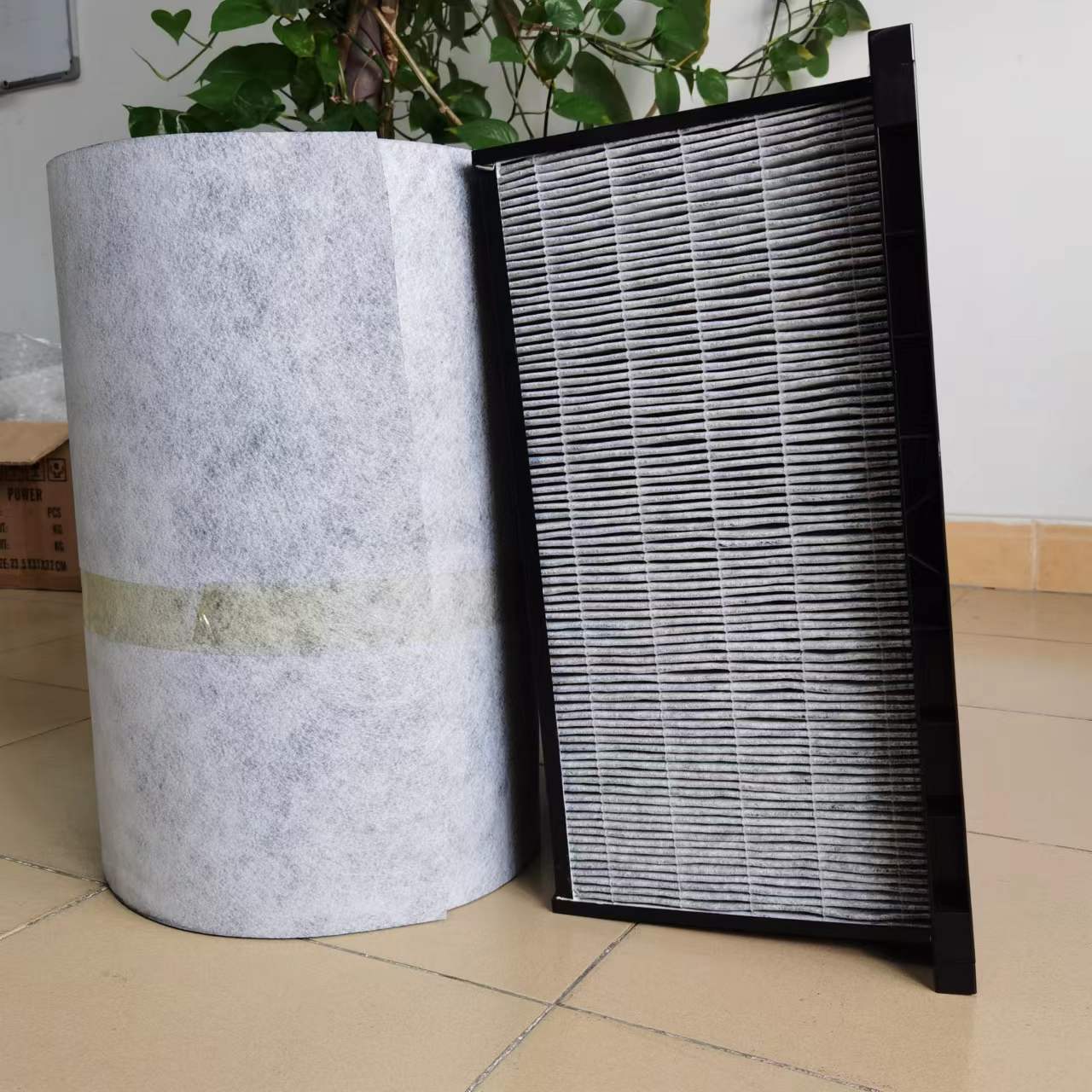 化学过滤器滤网夹炭布工业过滤器空气净化滤网夹碳布(800-1600g)